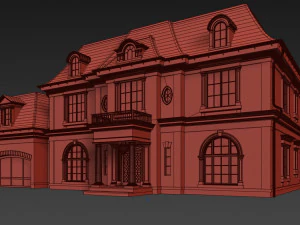 classic house 1 3D Model
