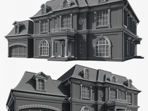 classic house 1 3D Model