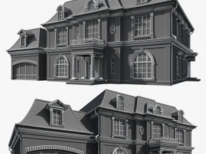 classic house 1 3D Model