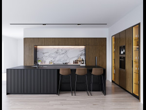 modern kitchen 6 3D 모델