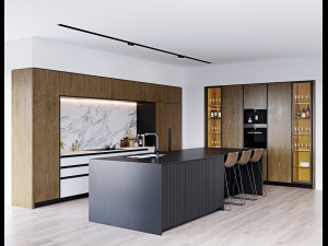 modern kitchen 6 3D मॉडल