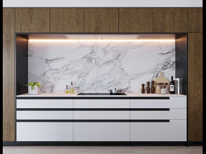 modern kitchen 6 3D Model