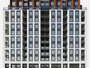 modern residential building 14 3D Model