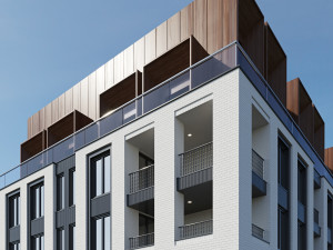 modern residential building 14 3D Model