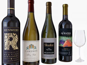 conjunto de garrafas de vinho 16 Modelo 3D