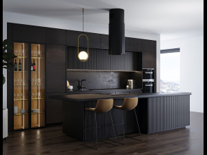 modern kitchen 7 3D मॉडल