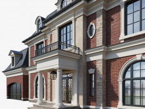 casa cl&aacute;ssica 2 Modelo 3D