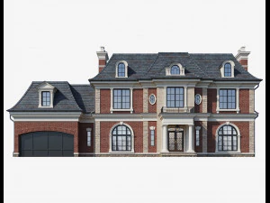 casa cl&aacute;ssica 2 Modelo 3D