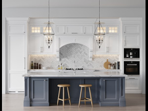 classic kitchen 3 3D 모델
