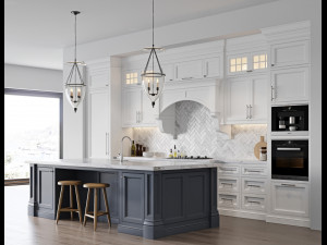 classic kitchen 3 Modèle 3D