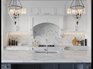 classic kitchen 3 Modèle 3D
