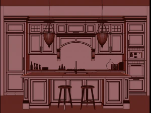 classic kitchen 3 3D Model