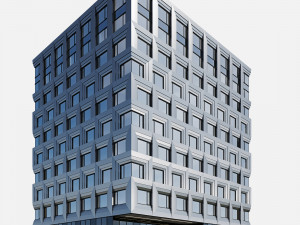 commercial building 4 3D मॉडल