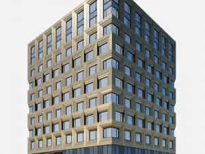 commercial building 4 3D मॉडल