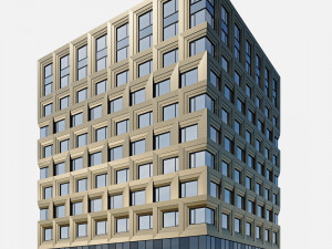 commercial building 4 3D मॉडल