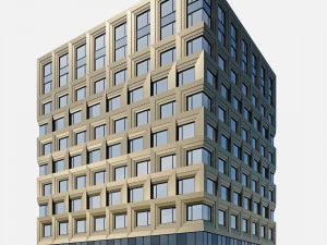 commercial building 4 3D Model