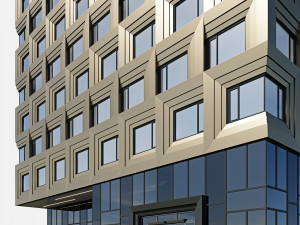 commercial building 4 3D मॉडल