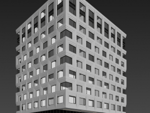 commercial building 4 3D मॉडल