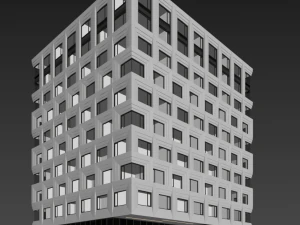 commercial building 4 3D Model