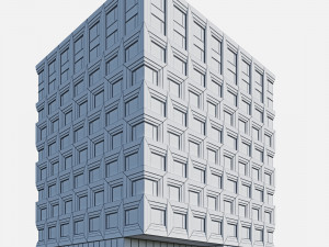 commercial building 4 3D मॉडल