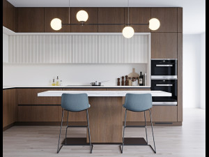 Modern kitchen 8 3D Модель