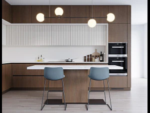 Modern kitchen 8 3D Model