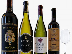 Wine bottle set 18 3D मॉडल