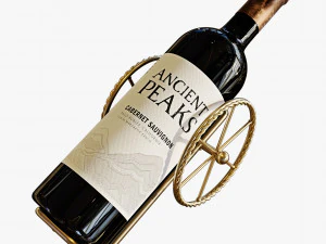 Wine bottle set 18 3D Model
