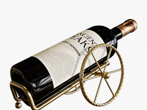 Wine bottle set 18 3D Model