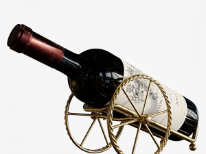 Wine bottle set 17 3D Модель