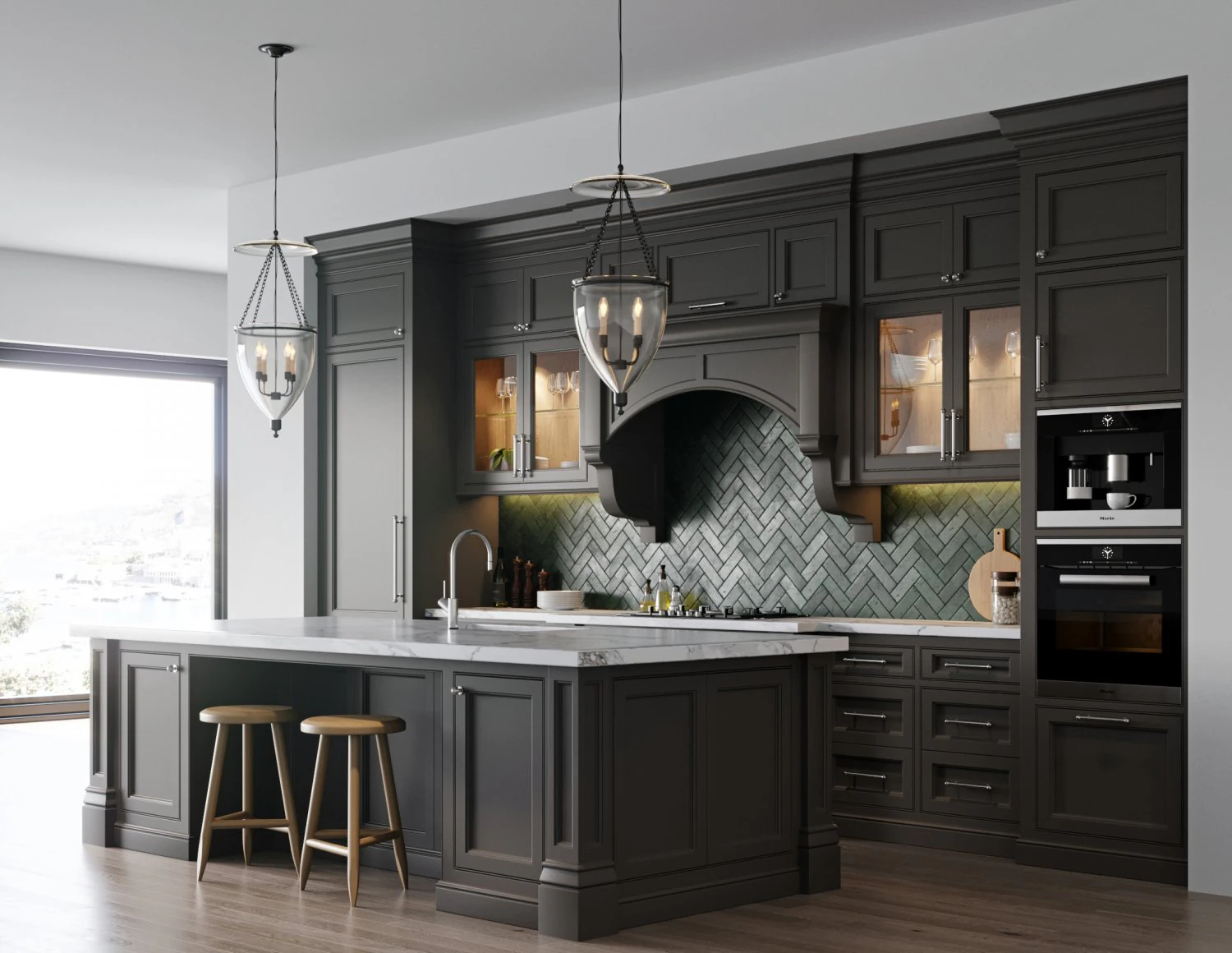 Classic kitchen 4 3D Model .c4d .max .obj .3ds .fbx .stl .blend 