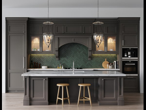 Classic kitchen 4 3D 模型