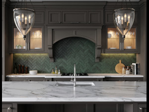 Classic kitchen 4 3D 模型