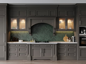 Classic kitchen 4 3D 模型