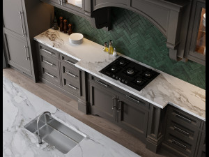 Classic kitchen 4 3D 模型