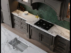 Classic kitchen 4 3D Model