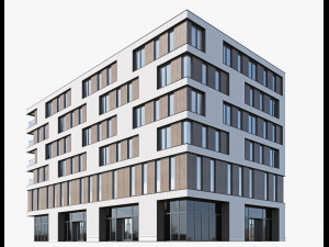 Modern residential building 15 3D 모델