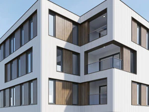 Modern residential building 15 3D Model