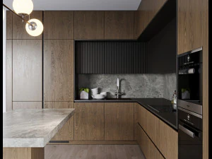 Modern kitchen 9 3D Model