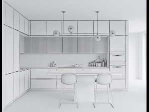 Modern kitchen 9 3D 模型