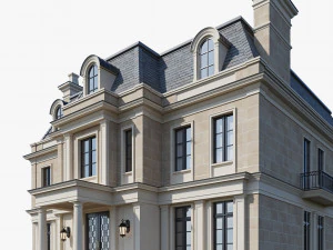 Casa cl&aacute;ssica 3 Modelo 3D