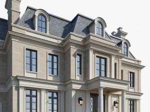 Casa cl&aacute;ssica 3 Modelo 3D