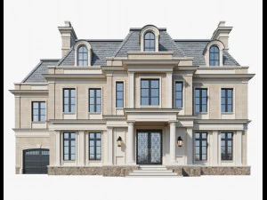 Casa cl&aacute;ssica 3 Modelo 3D