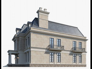 Classic house 3 3D Model