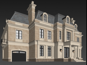 Classic house 3 3D Model