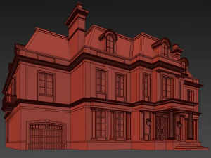 Casa cl&aacute;ssica 3 Modelo 3D