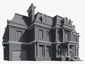 Classic house 3 3D Model