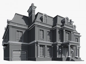 Casa cl&aacute;ssica 3 Modelo 3D