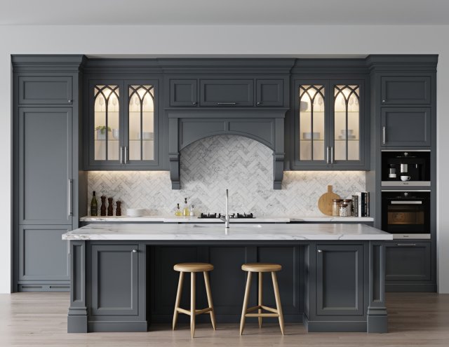 Classic kitchen 5 Modelo 3D .c4d .max .obj .3ds .fbx .stl .blend 