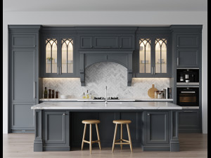 Classic kitchen 5 3D 모델